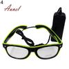 Led El Hair Light Glasses Bright Lights זוהר משקפי שמש משקפי אהיל מסיבת מועדון לילה