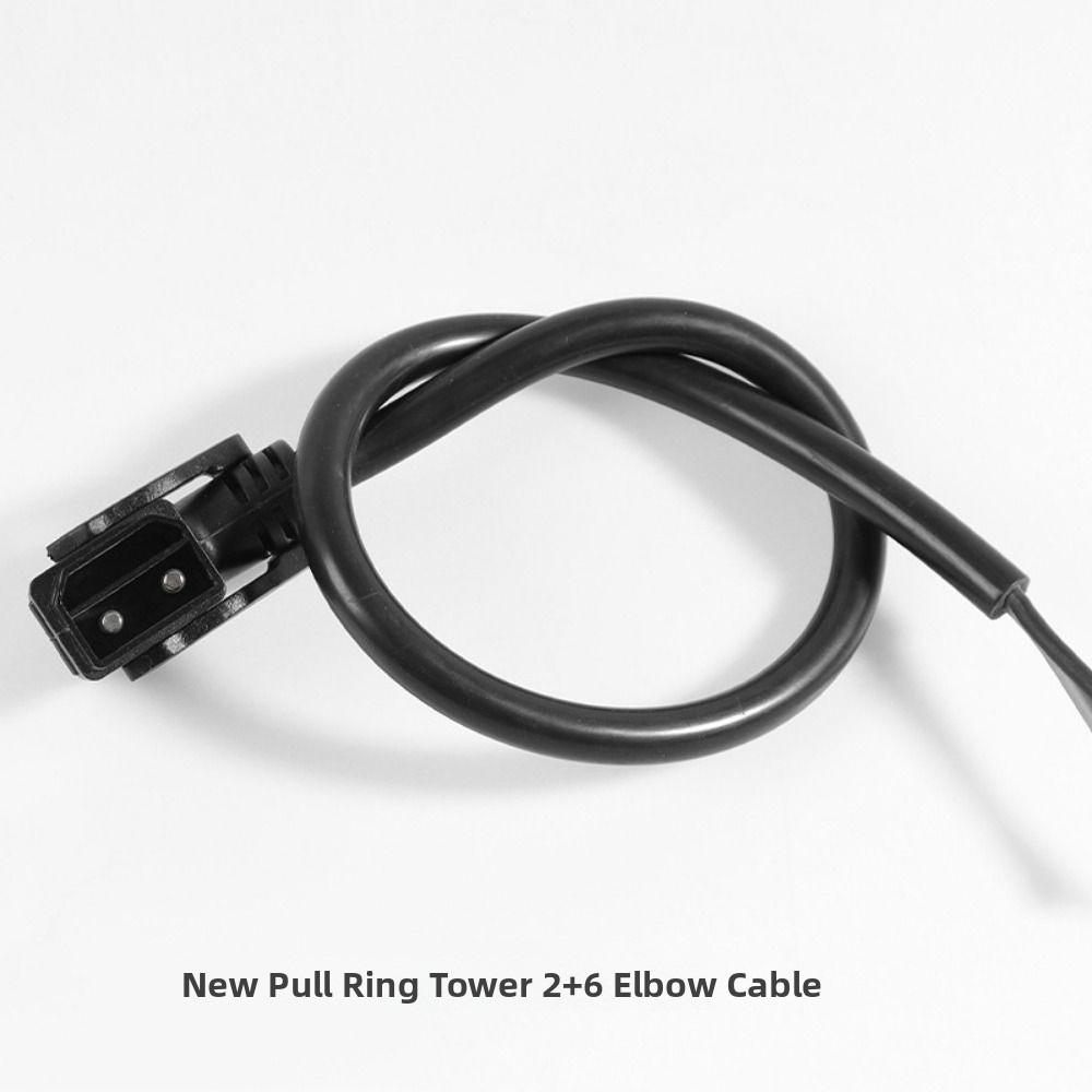 Black 2+6 Lithium Battery Charing Wire Electric Vehicle Connector Cable  for Tower Battery Cabinet