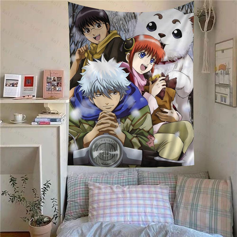 GINTAMA Chart Tapestry Home Decoration Tapestry Hippie Bohemian Decoration Divination Wall Tapestry Hanging Home Decor Tapestry