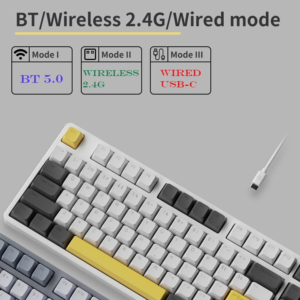 Cheap NKRO Backlight Gaming Keyboard TypeC Wired 87 Keys Gaming