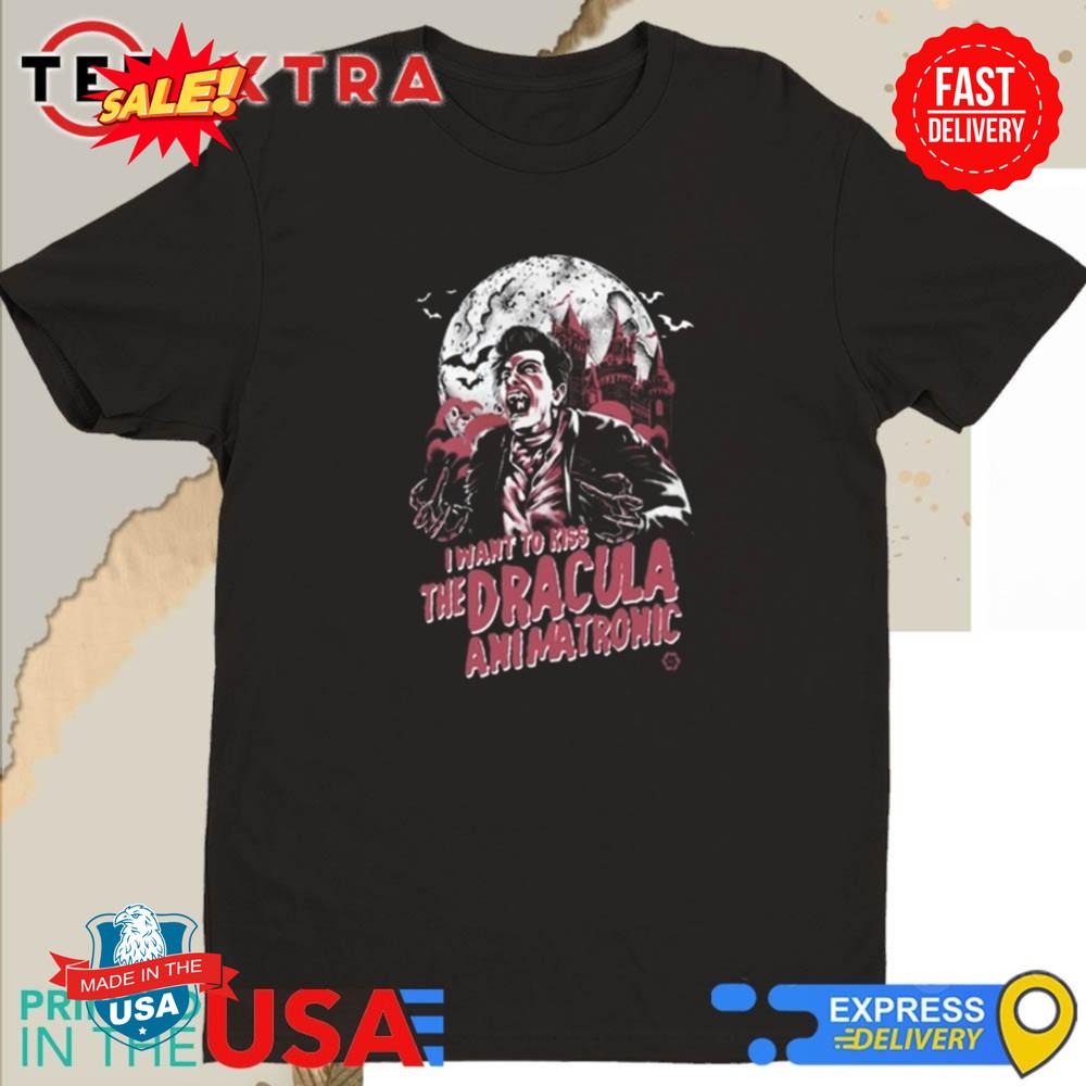I Want To Kiss The Dracula Animatronic Shirt Unisex T-Shirt S