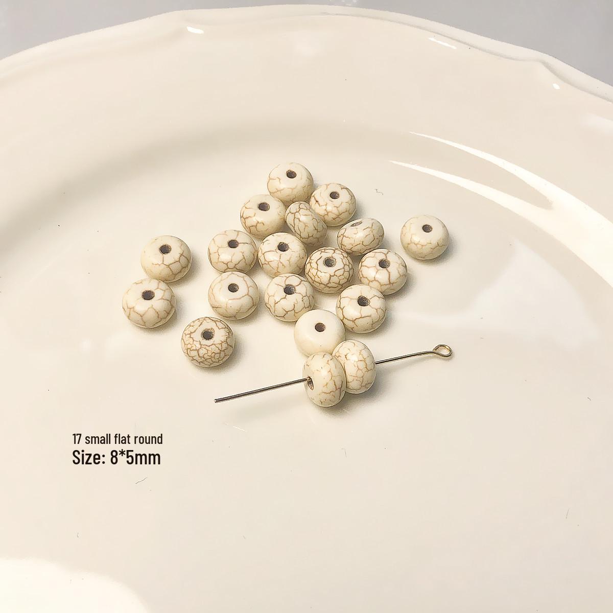 

White Synthetic Turquoise Cross & Starfish Beaded DIY Bracelet Kit