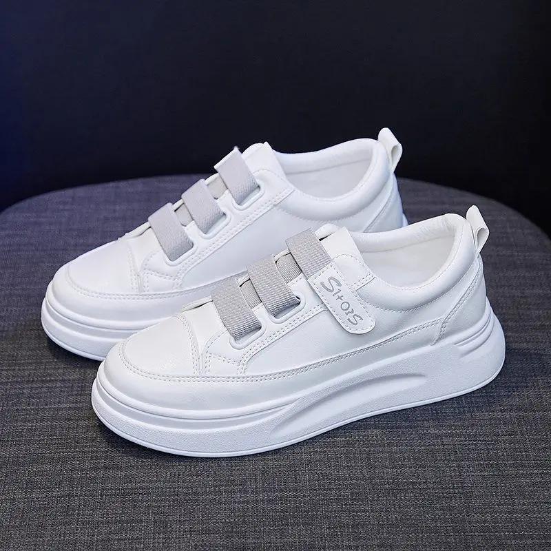 Fashion New Arrival 2025 Fashion White Athletic Shoes for Women Comfortable and Elegant High Quality Deals Aesthetic 39 Woman Footwear