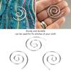 3Pcs Spiral Cable Knitting Needle Lightweight Convenient Stainless Steel Household Knitting Needle for   Scarves Shawls Hats