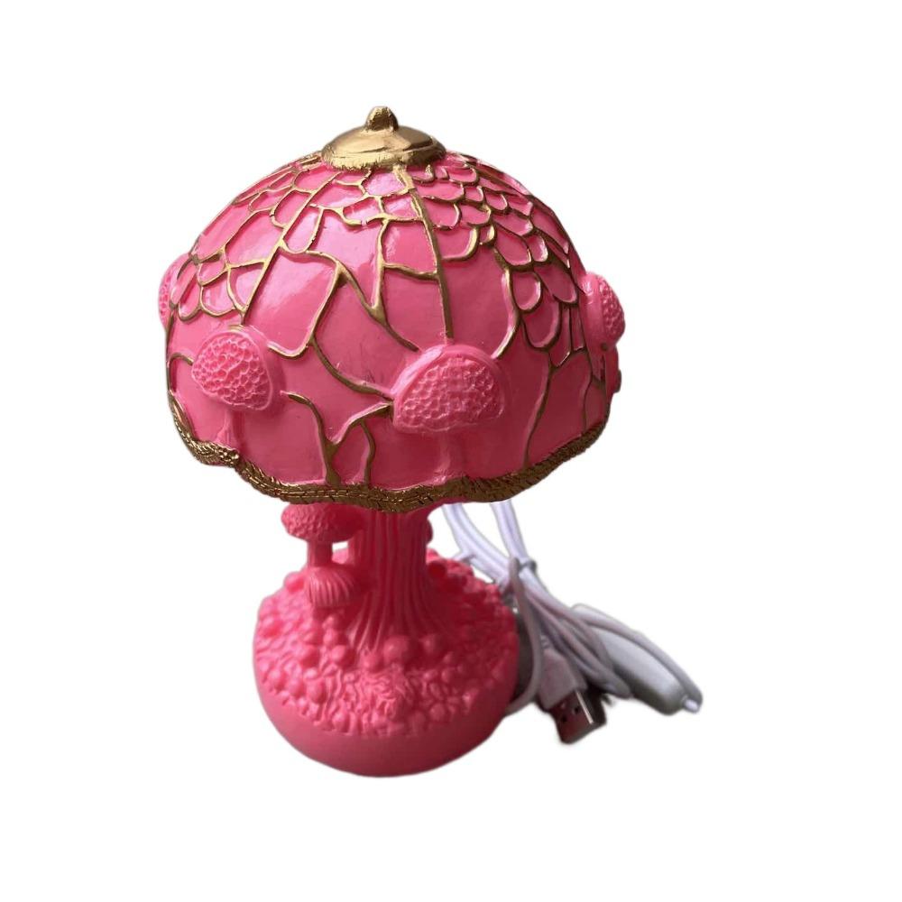 

Aesthetic Design Table Lamp Soothing Light Night Light Easy to Use Mushroom Lamp Office G