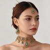 European Exotic Classical Dignified Earrings: Filigree Water Drop Jewelry Set