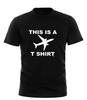Dies ist ein Flugzeug T-Shirt - Herren Lustiges Neuheit T-Shirt Top Geschenk T-Shirt Alle Größen Schwarz