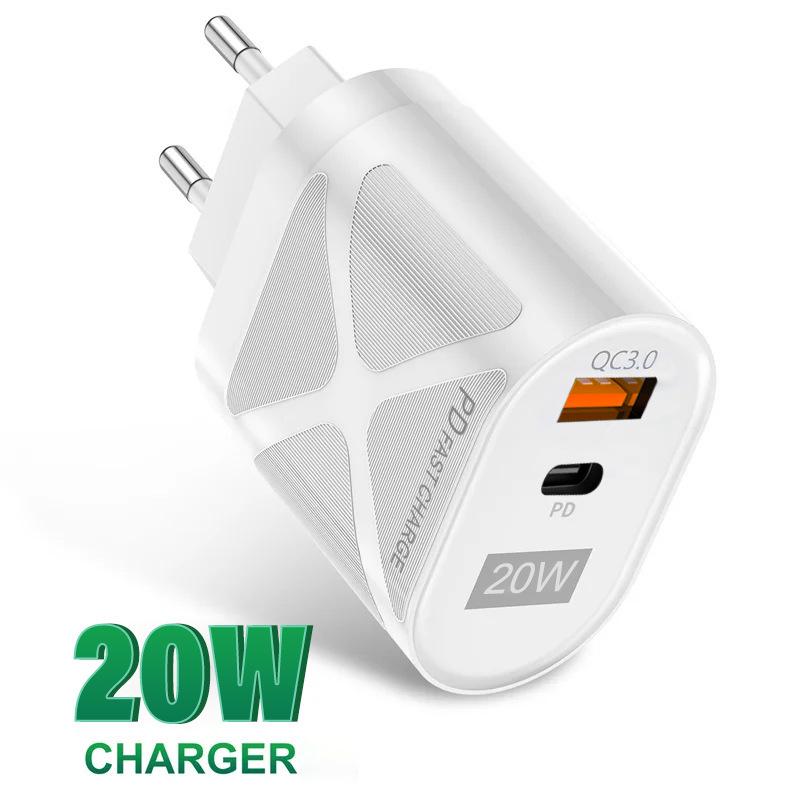 65W GaN Multi-Port Fast Charger with PD 33W & QC 3.0, European Standard (9V/12V)