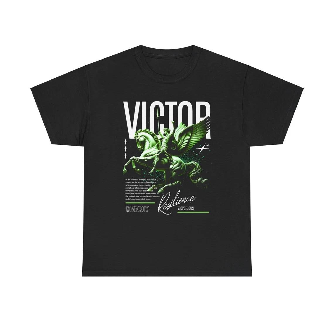 Vintage Victor Tee,Retro-Inspired Graphic T-Shirt, Retro Graphic Tee, XS