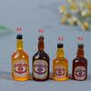 10Pcs Mini Wine Bottles Model Dollhouse Miniature 1:12 For Doll House Decoration