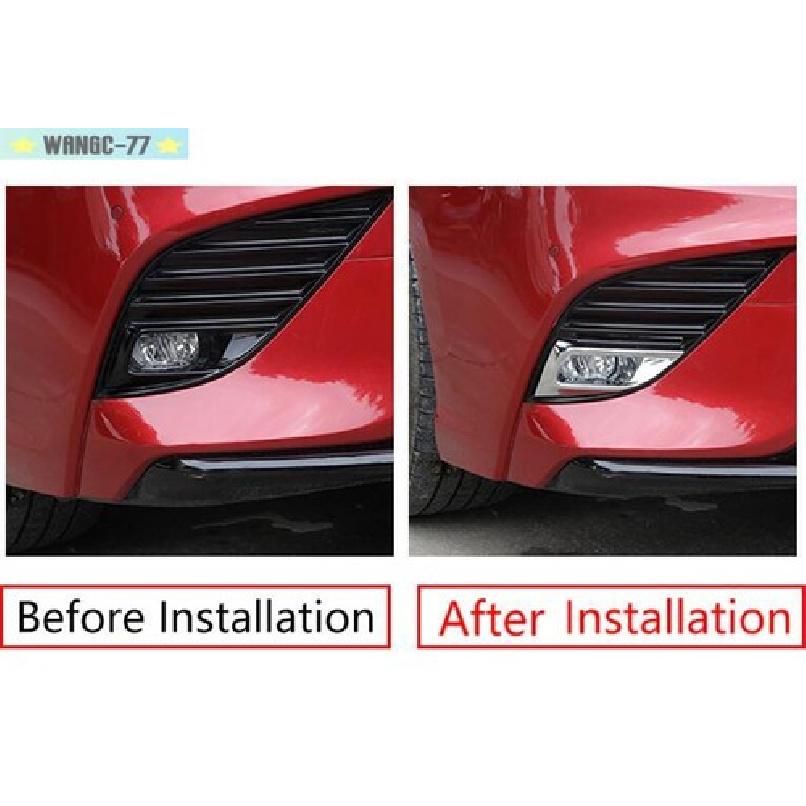 Chrome For Toyota Camry 2018- Sports Car Exterior Front Fog Light Frame Trim