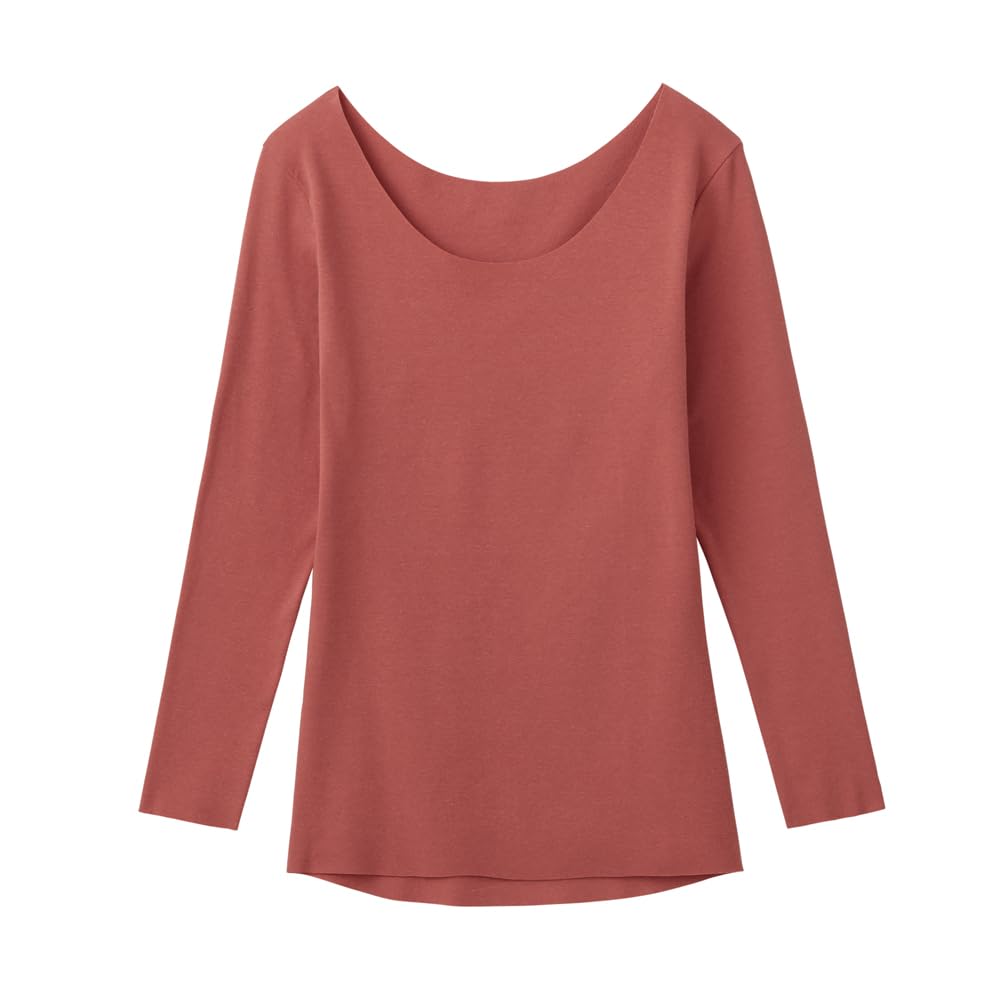 

хлопковый флис влагопоглощающий и теплосохраняющий розовый [Gunze] Внутреннее белье с длинными рукавами, смесовое, подкладка, согревающее, внутреннее белье, HOTMAGIC, MH7846P,