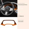 Italy Super Suede Cover For BMW X5 X6 G05 G06 G07 Car Speedometer Dashboard Trim Frame Flannel Decoration Internal Accessories