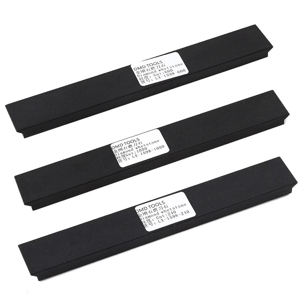 Originální DMD 3PCS diamantový brousek na kuchyňské nože Brousek s pevným úhlem Brousek pro kuchyňské nože