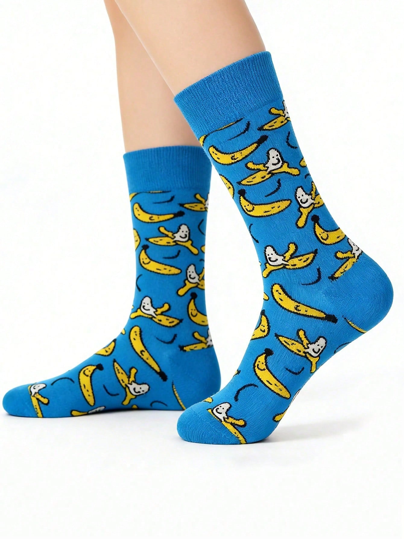 

1 Pair Blue Banana Ice Hockey Socks, Competitive Khoranoff Series, Fashion For Spring/Summer 36-39 синий