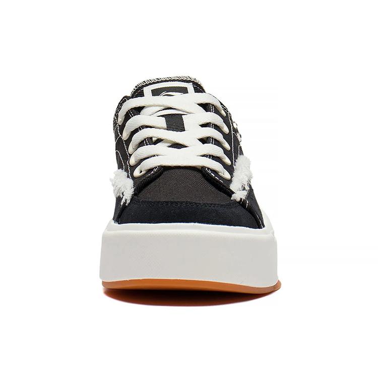 Li Ning Comfy Textile, Leather Slip Resistant, Abrasion Resistant, Lightweight Low top Skateboard Shoes Women's AGCS036-1