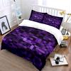 Purple Pixelated Square Pattern. Bedding Sets Duvet Cover Sets Duvet Covers Pillowcases(1 * Duvet Cover 2 * Pillowcases Without Duvet Insert)