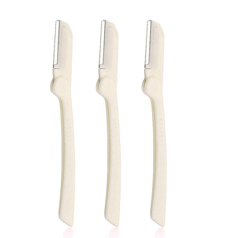 5/3pcs Ladies Face Shaver Eyebrow Trimmer Portable Face Razor Eye Brow Blades Shaping Scissors Hair Removal Beauty Tools