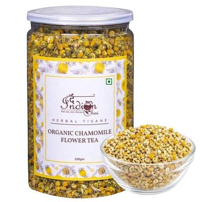 Der Indische Chai Bio Kamillentee – 100g Lose Blüten