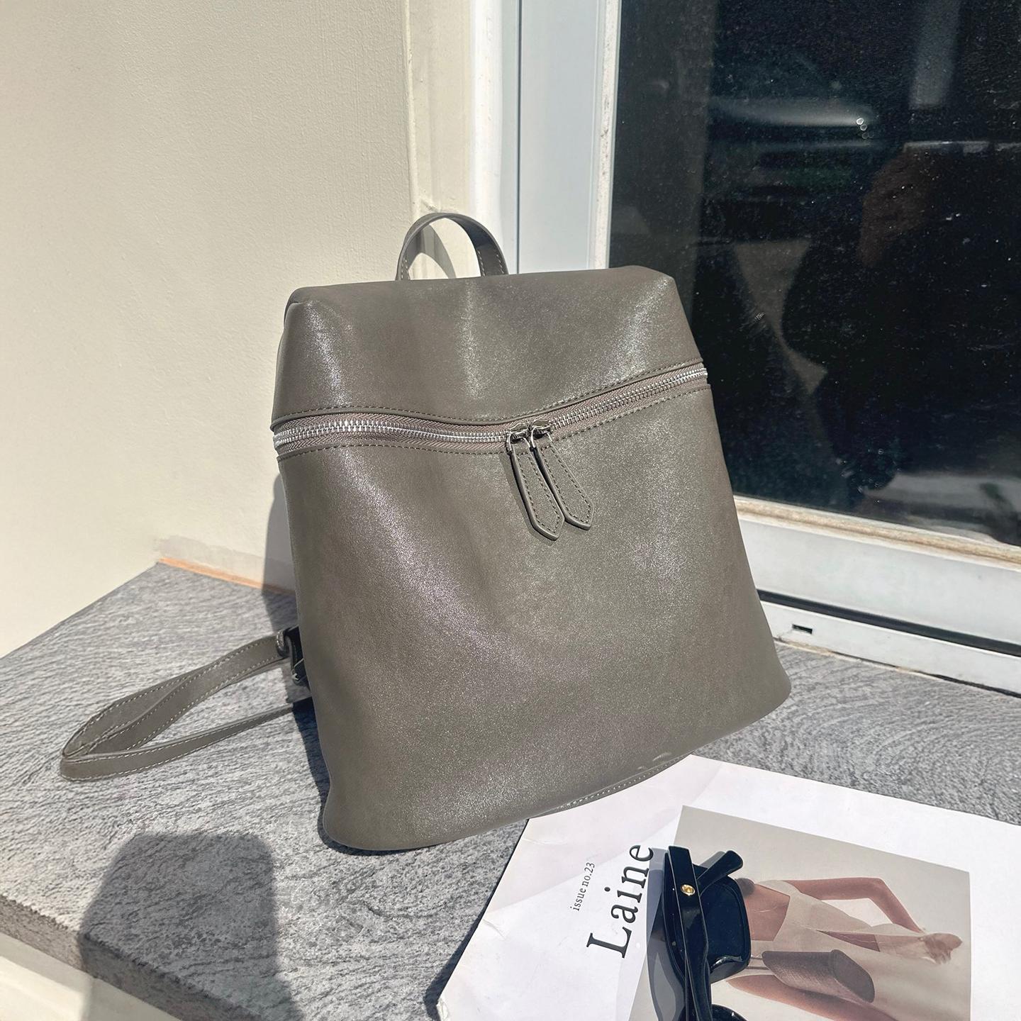 

Mendy Backpacks Woman Backpack Large Capacity Real Keather Aesthetic Backpack Daily Shoulder Bags In Designer Fashion