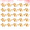 1 Set 50 Stück BH-Träger Schnallen BH-Träger Anti-Rutsch BH-Clip Haken BH-Verschlüsse Haken für Damen (Gold 12MM)