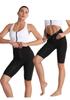 High Waist Waist Trainer Shorts for Women Slimming Body Shaper Workout Running Yoga Compression Pants with Hook Closure and Sweat Enhancing Design