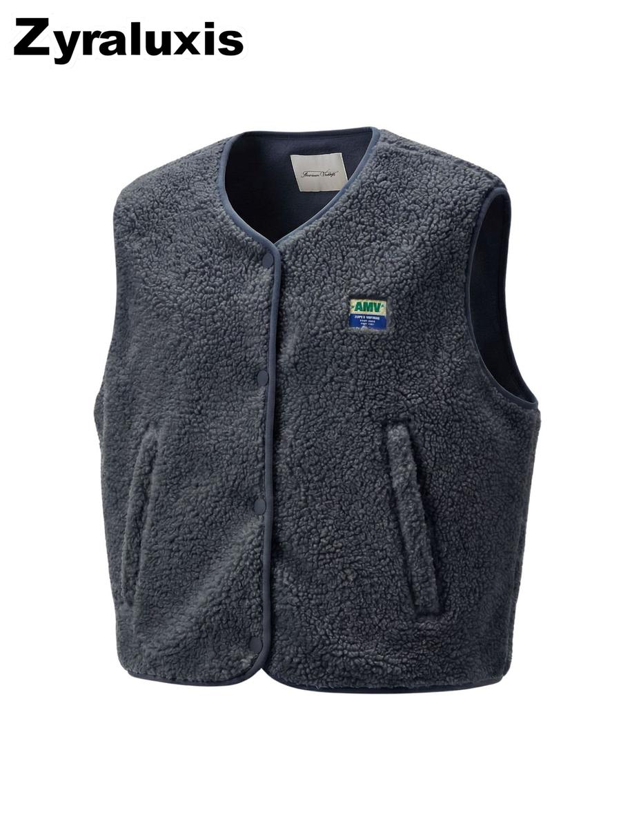 Fleece Puffer Vest for Women Winter
