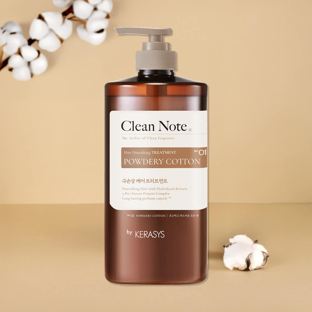 KERASYS Clean Note Perfume Treatment Powdery Cotton 1L