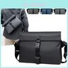 Mens Minimalist Business Messenger Bag With Waterresistant Polyester For Daily Office Use