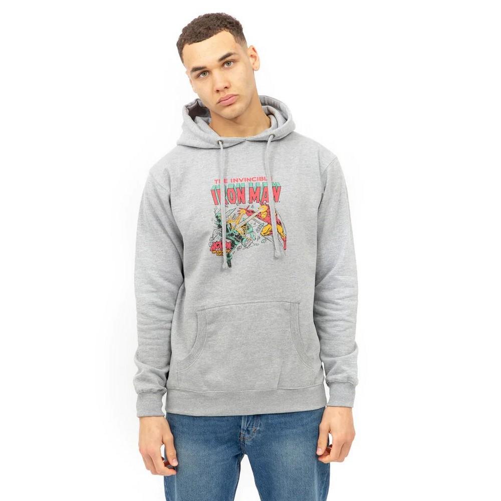 Iron Man Mens Blast Hoodie