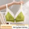 Embroidered No-Wire Bra: Uplifting, Side-Lifting Design for Smaller, Fuller Look with Anti-Sagging Support.