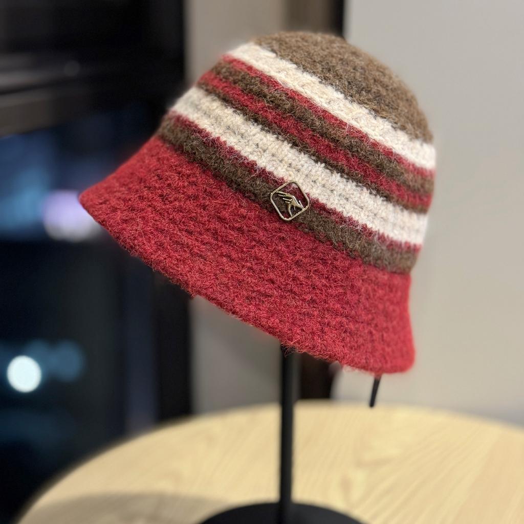 Knitted Ear Protection Fisherman Hat Women's Autumn and Winter Warm Woolen Hat Temperament and Face Small Japanese Style Bucket Hat Basin Hat