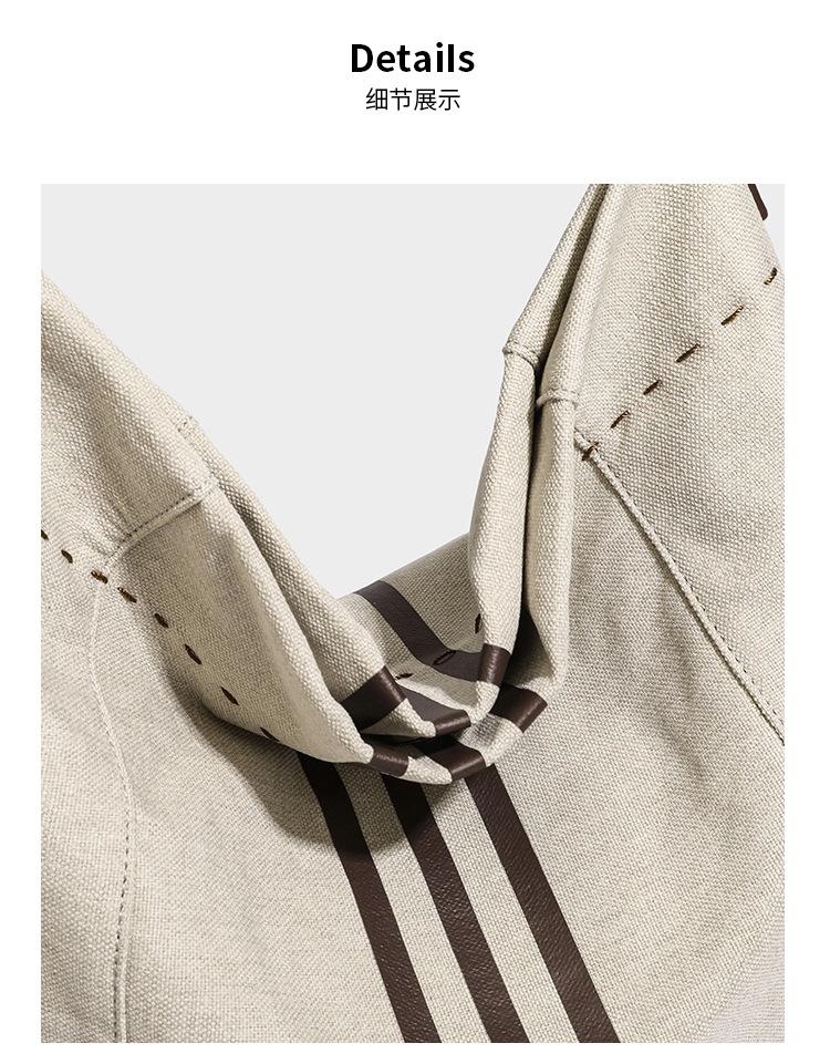 New fashion casual commuter shoulder armpit bag niche design high sense large capacity portable messenger bucket bag