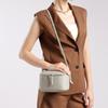 Simple and Casual Top-layer Cowhide Bag, Korean-style Shoulder and Crossbody Bag, Commuter Small Square Bag