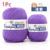 50g/roll 100% Wool Yarn for Knitting Crochet Yarn Thick Thread For DIY Scarf Sweater Blanet Hat Sock 4-strand
