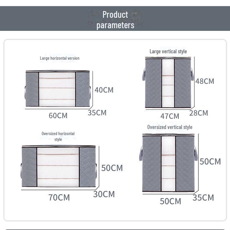 Large Non-Woven Storage Bag for Clothes, Quilts, Luggage - Moving and Packing Bag