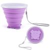 Folding Cup 180ml Food Grade Silicone Water Cup Portable Silicone Retractable Environmental Friendly Drinkware