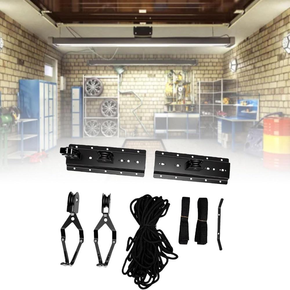 Heavy Duty Bicycle Hoist Rack Nylon Lifting Rope Bicycle Storage Hanger Garage Bicycle Storage