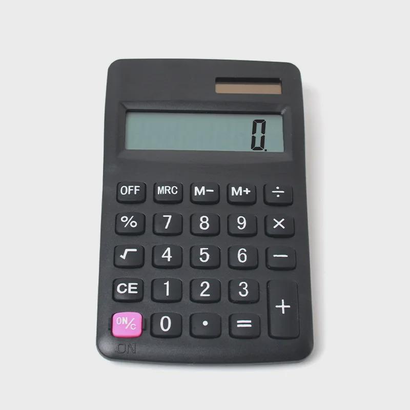 Colorful Solar-Powered Mini Calculator for Exams and Office