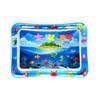 Inflatable Baby Water Mat PVC Marine Animal Water Mat Double Edge Animal Water Mat Foldable for Infants Toddlers for Activity