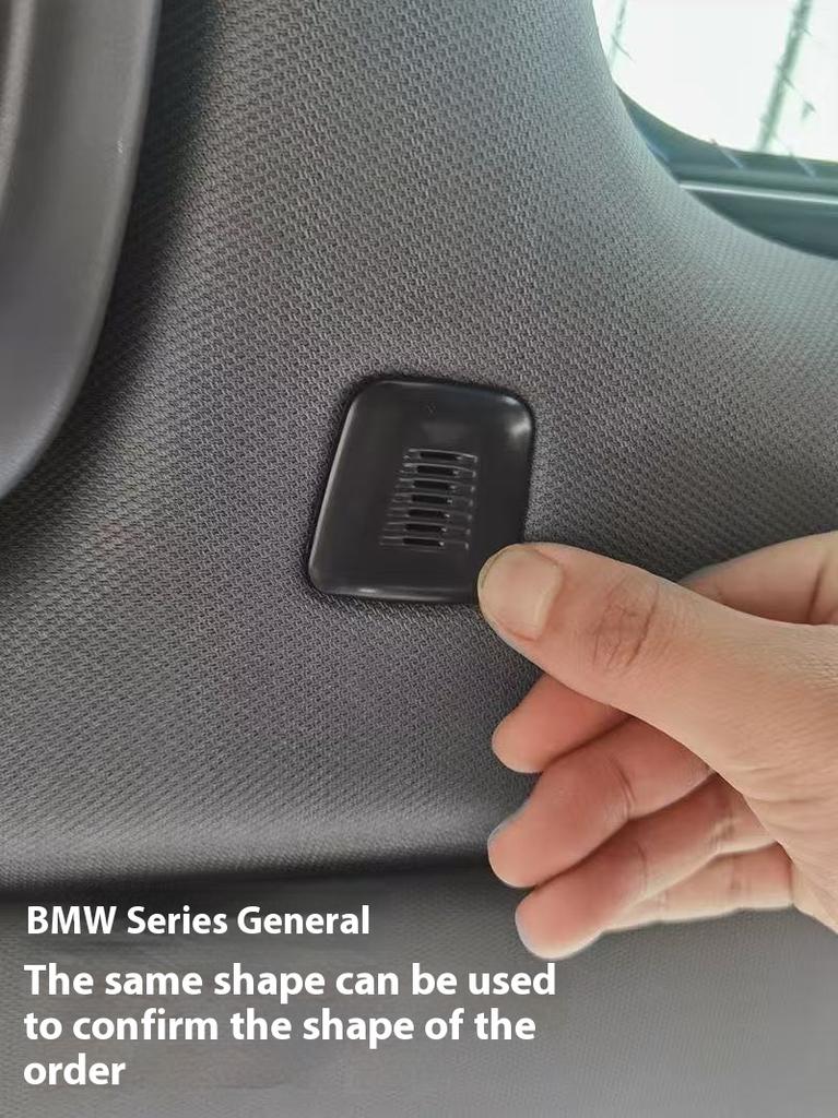 2 PCS Car Interior Roof Speaker Microphone Dustproof Protective Cover Trim For BMW 1 2 3 4 5 6 7 Series X1 X2 X3 X4 X5 X6 X7