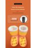 Unisex Electric Heated Indoor Cotton Slippers for Warmth