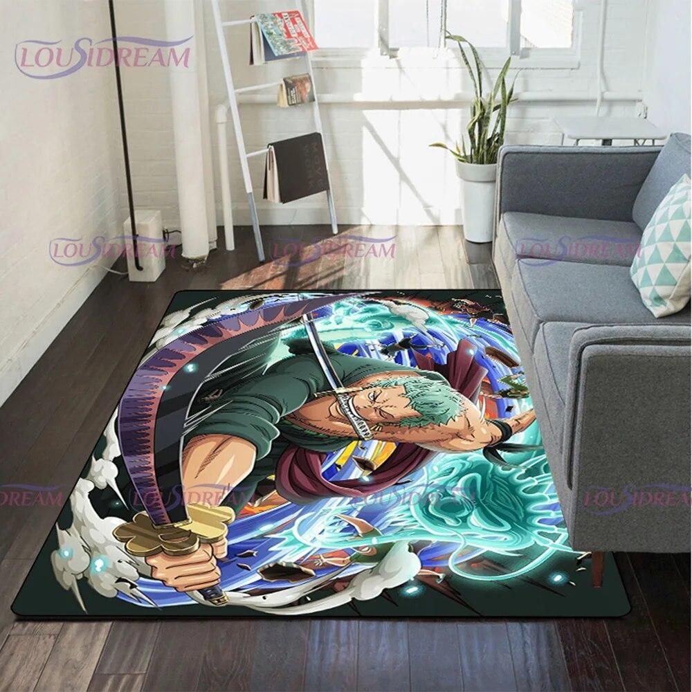 Japanese Pop Anime Carpet for Living Room Rugs Soft Floor Cartoon Rugs Bathroom Rug Home Bedroom Decor Fans Gift