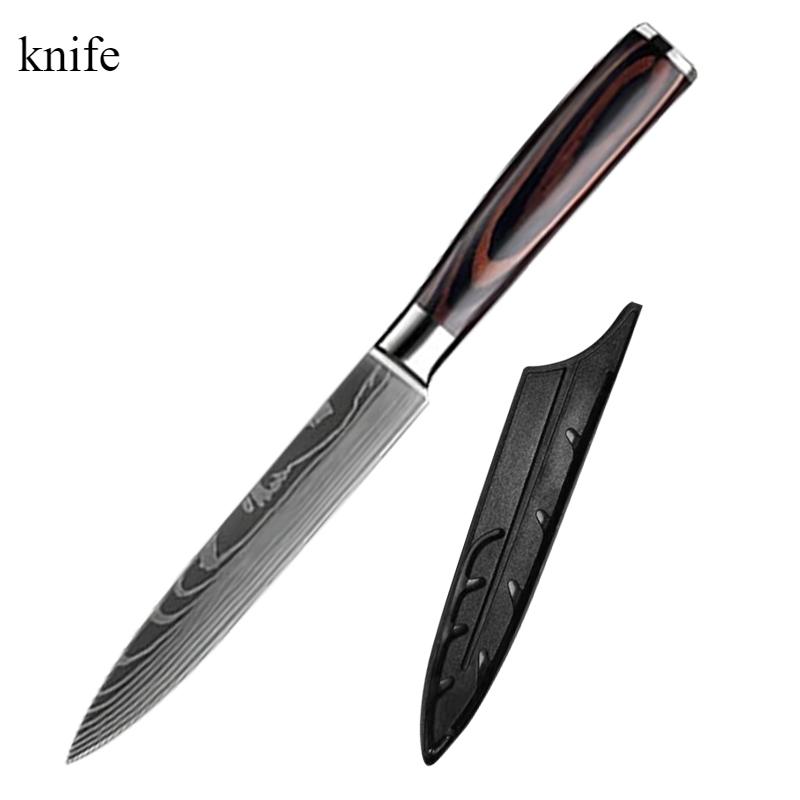 

Нож шеф-повара, нож для фруктов, нож для резки из нержавеющей стали, острый многоцелевой нож, удобный, небольшой, простой в использовании, нож для обвалки with cover