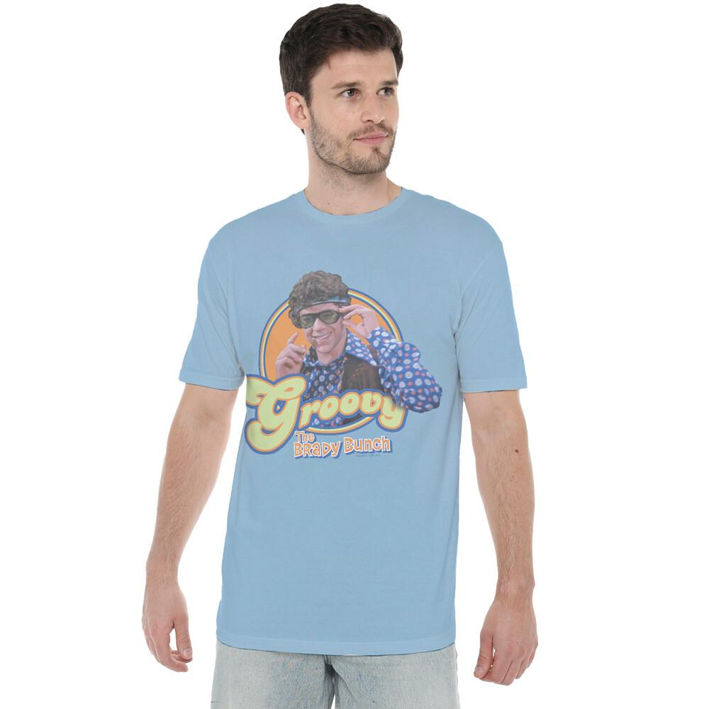 Brady Bunch Groovy Greg T-Shirt S-2XL Light Blue XL