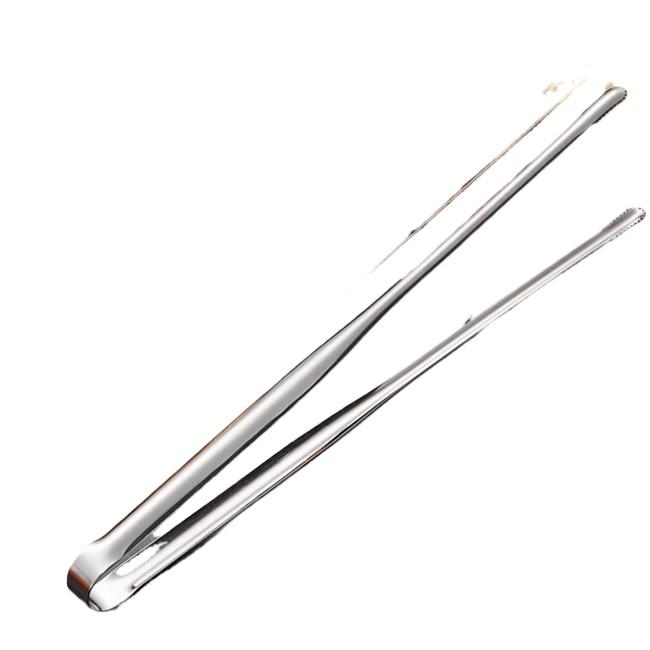 Stainless Steel Grill Tongs Food Clip Steak Clip Bread Tong Cooking Utensils Party Non-Slip Kitchen Gadgets Accessories