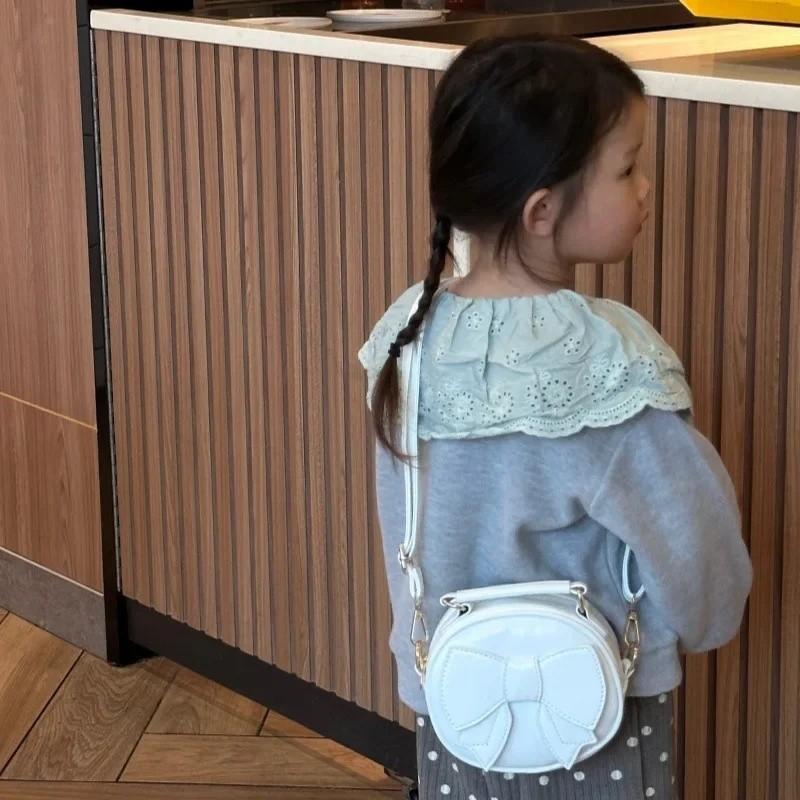 Butterfly Three Dimensional Knot Bag Simple Pattern Girl Children Bags School