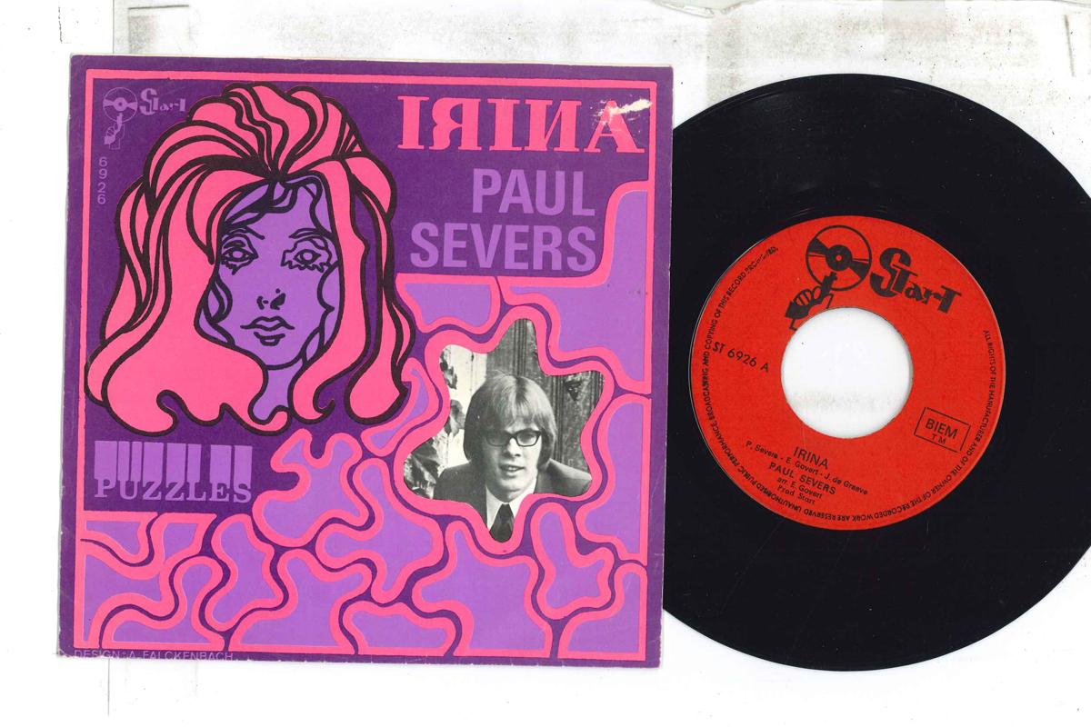 

7inch Record PAUL SEVERS Irina Puzzles ST6926 START 1971 Netherland Rock Used