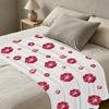 Lips Series Flannel Blanket Skin-Friendly, Soft & Warm Cozy Throw, Ideal for Home, Dorm Use & Valentine’s Day Gifting
