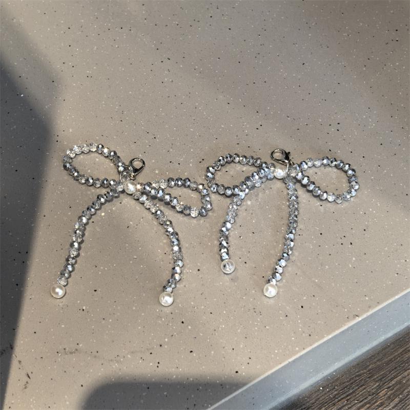 1/2Pcs  Bow Shoe Charm Buckle Shoe Accessories Diy Luxury Pearl Love Shoe Laces Charms For Sneakers Shoes Decoration